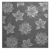 Nellie’s Choice 3D Embossing Folder - Poinsettia - EF3D097