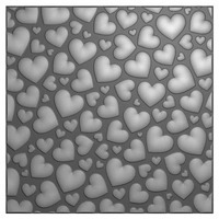 Nellie’s Choice 3D Embossing Folder - Pop Up Hearts - EF3D106
