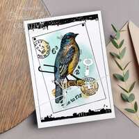 Woodware Clear Singles 3” x 4” Stamp - Bluebird - FRM074