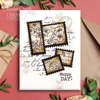 Woodware Clear Singles 3” x 4” Stamp - French Script - FRM080