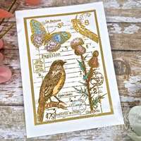 Woodware Clear Singles 4” x 6” Stamp Set - Nature Page - FRS10133