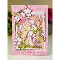 Woodware Clear Singles 4” x 6” Stamp Set - Spring Magnolia - FRS10134