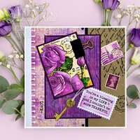 Woodware Clear Singles 4” x 6” Stamp Set - Woodgrain - FRS1050