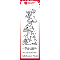 Woodware Clear Stamps Magical Mushroom