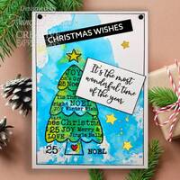 Woodware Clear Singles 8” x 2.6” Stamp - Christmas Celebrations - FRS427