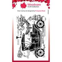 Woodware Clear Stamps Vintage Car