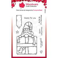 Woodware Clear Stamps Gnome Gift