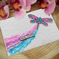 Woodware Clear Singles Wired Butterflies 4 x 6 Stamp