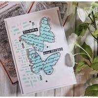 Woodware Stencil - 6in x 6in - Pampa - FRST081