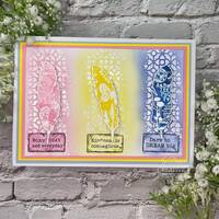 Woodware Stencil - 6in x 6in - Medina - FRST082