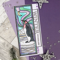 Hunkydory For The Love Of Stamps Icy Penguin Stamp