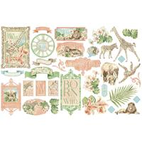 Graphic45 Cardstock Die-Cut Assortment - Wild and Free