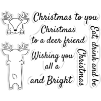 Gemini Peek-A-Boo Stamps and Dies Reindeer