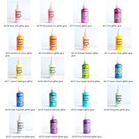 Memory Box Open Studios Glitter Glue Rainbow 18 Colours 18pk