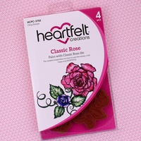 Heartfelt Creations Cling Stamps Classic Rose 