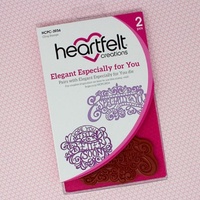 Heartfelt Creations Cling Stamps Elegant Especially For You