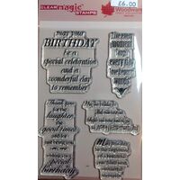 Woodware Clear Stamps Delightful Verses