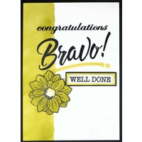 Woodware Clear Stamps Bravo