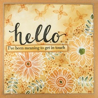 Woodware Clear Stamps Hello