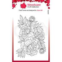 Woodware Clear Stamps By Jane Gill Camellia Spray