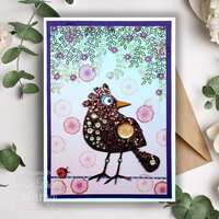 Woodware Clear Singles Lola 4 in x 6 in Stamp Set JGS878