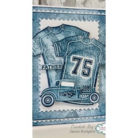 Football Shirt With Numbers Die By Jamie Rodgers