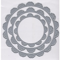 Scrap Dragon Dies Stitch Doily Circle