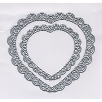 Scrap Dragon Dies Lacey Heart