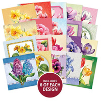 Hunkydory Crafts Square Little Book of In Full Bloom - Floral Delights