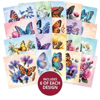 Hunkydory Crafts Square Little Book of Butterfly Blooms