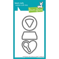 Lawn Fawn Pizza My Heart Stamp+Die Bundle