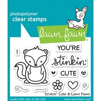 Lawn Fawn Stinkin' Cute Stamp+Die Bundle