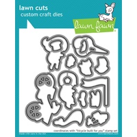 Lawn Fawn Bicycle Built For You Stamp+Die Bundle