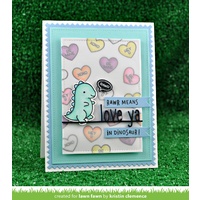 Lawn Fawn Cuts Love Ya Line Border Dies LF1559