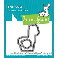Lawn Fawn Llama Tell You Stamp+Die Bundle