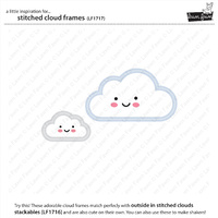 Lawn Fawn Cuts Stitched Cloud Frames LF1717