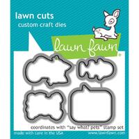 Lawn Fawn Say What? Pets Stamp+Die Bundle
