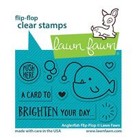 Lawn Fawn - Anglerfish Flip-Flop Stamp and Die Bundle