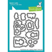 Lawn Fawn Spooky Village Stamp+Die Bundle