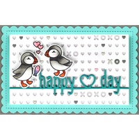 Lawn Fawn Cuts XOXO Backdrop Landscape Dies LF2178