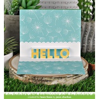 Lawn Fawn Cuts Pop-up Hello Dies LF2263