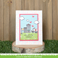 Lawn Fawn Stamps Village Heroes LF2327