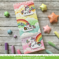 Lawn Fawn Cuts Stitched Rainbow LF2348