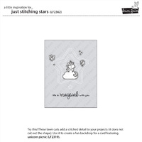 Lawn Fawn Cuts Just Stitching Stars LF2362