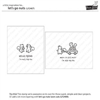Lawn Fawn Stamps Let'S Go Nuts LF2407
