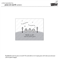 Lawn Fawn Stamps Peas On Earth LF2421