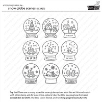 Lawn Fawn Stamps Snow Globe Scenes LF2427