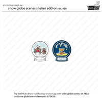 Lawn Fawn Cuts Snow Globe Scenes Shaker Add-On LF2429