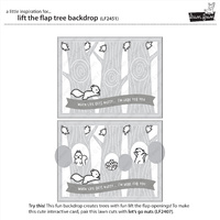 Lawn Fawn Cuts Lift The Flap Tree Backdrop LF2451