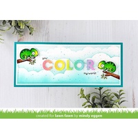 Lawn Fawn Stamps One In A Chameleon Flip Flop LF2512